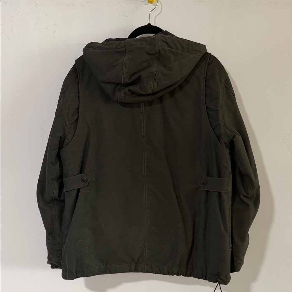 Carhartt Olive Hooded Full Swing Jacket - Picture 3 of 4